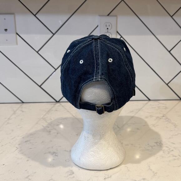 Duke University Blue Devils adjustable denim baseball cap American flag design - Picture 4 of 8